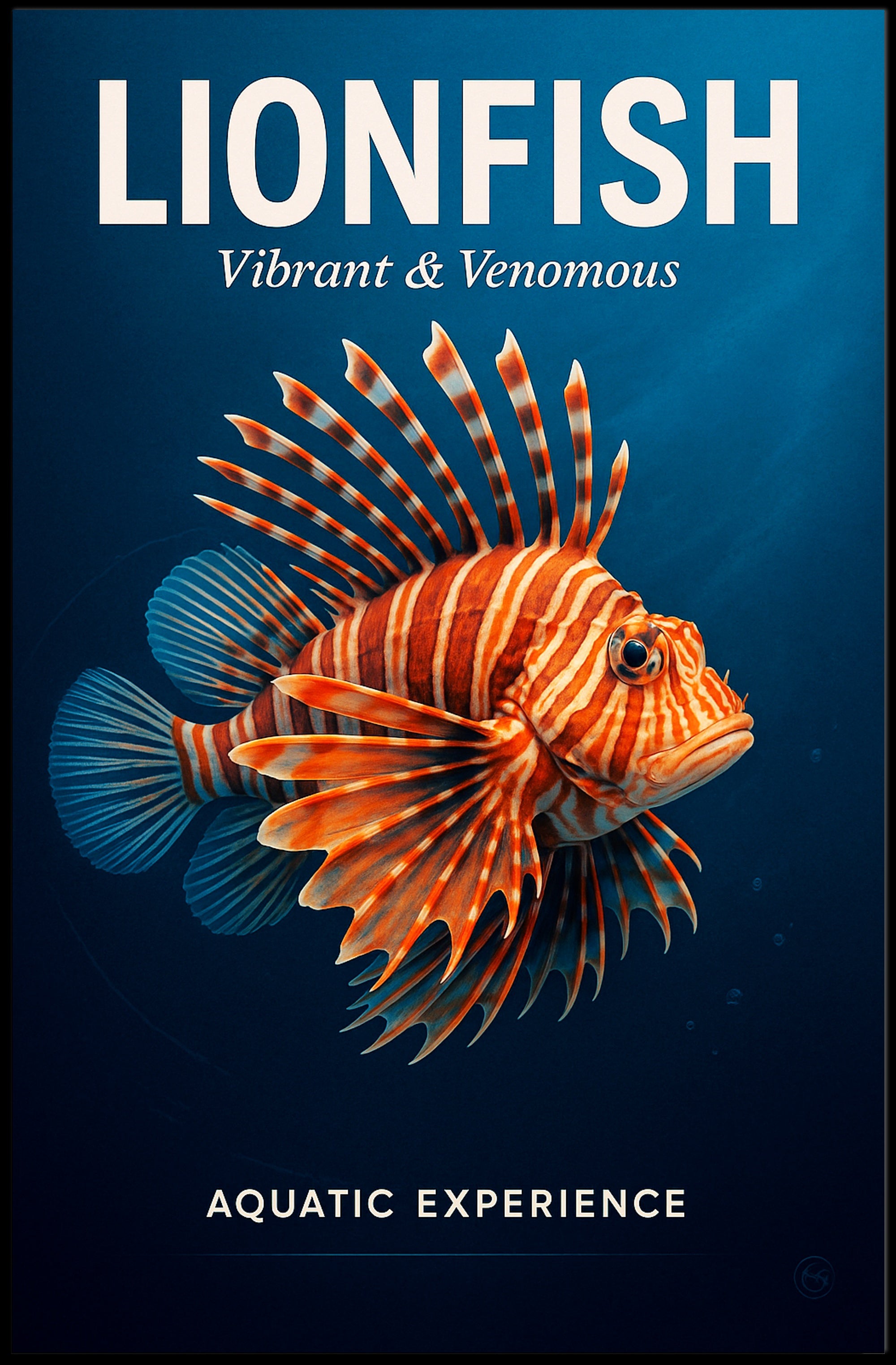 Lionfish Vibrant & Venomous Poster PosterGoat