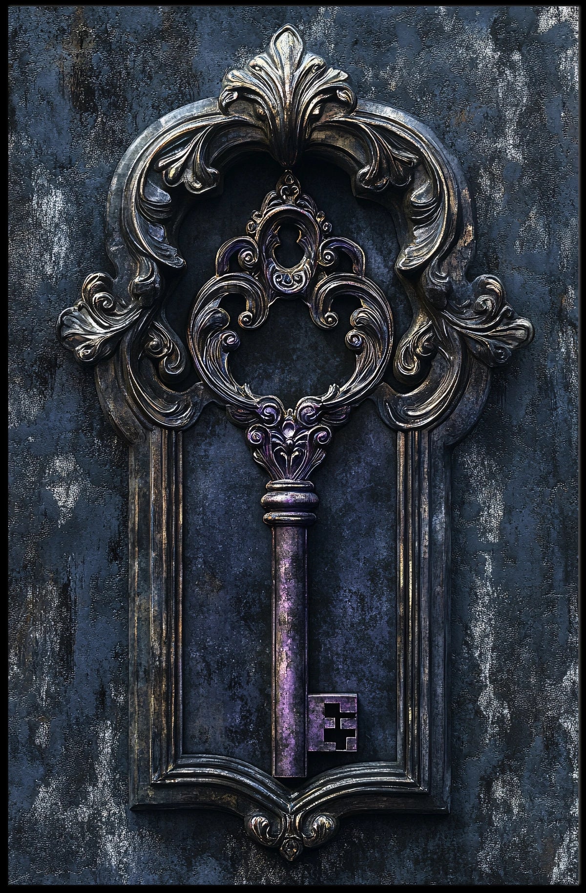 Ornate Victorian Key Art Cultural Heritage Poster