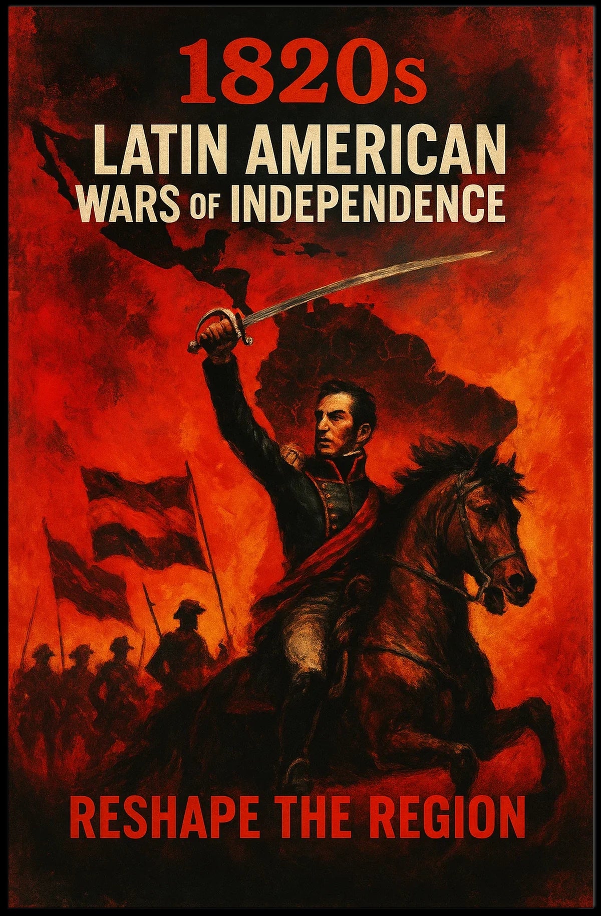 Latin American Wars of Independence Poster
