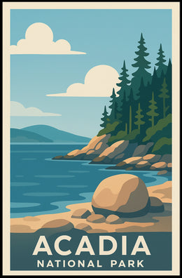 Acadia National Park Poster
