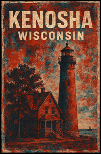 Kenosha, Wisconsin Lighthouse Poster