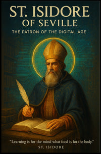 St. Isidore: Digital Age Patron Educational Poster