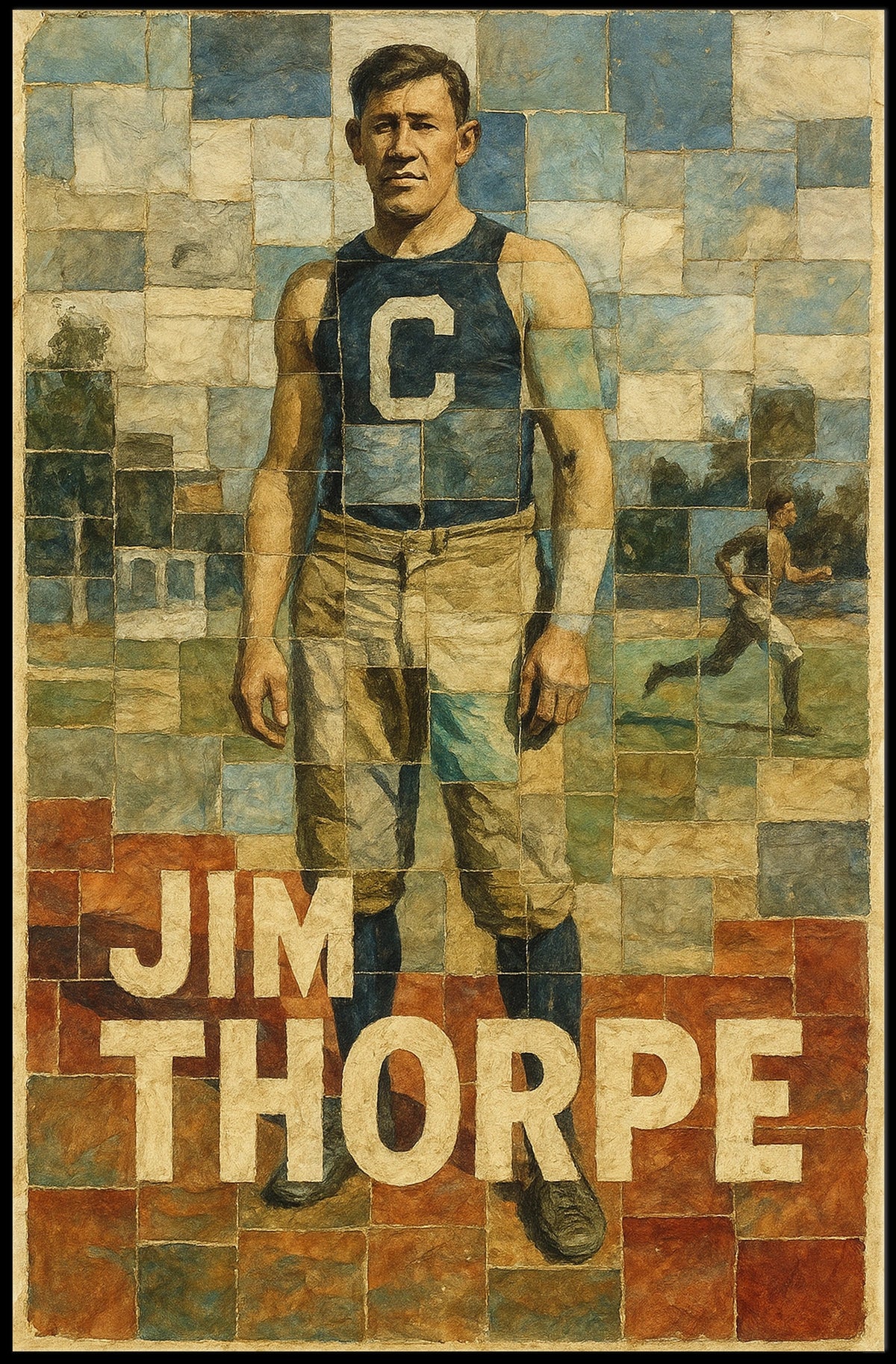 Jim Thorpe Athletic Legend Poster