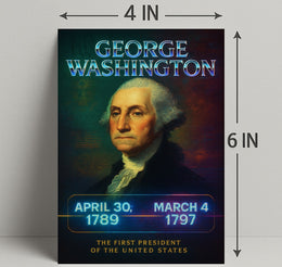 George Washington 1st President Poster PosterGoat