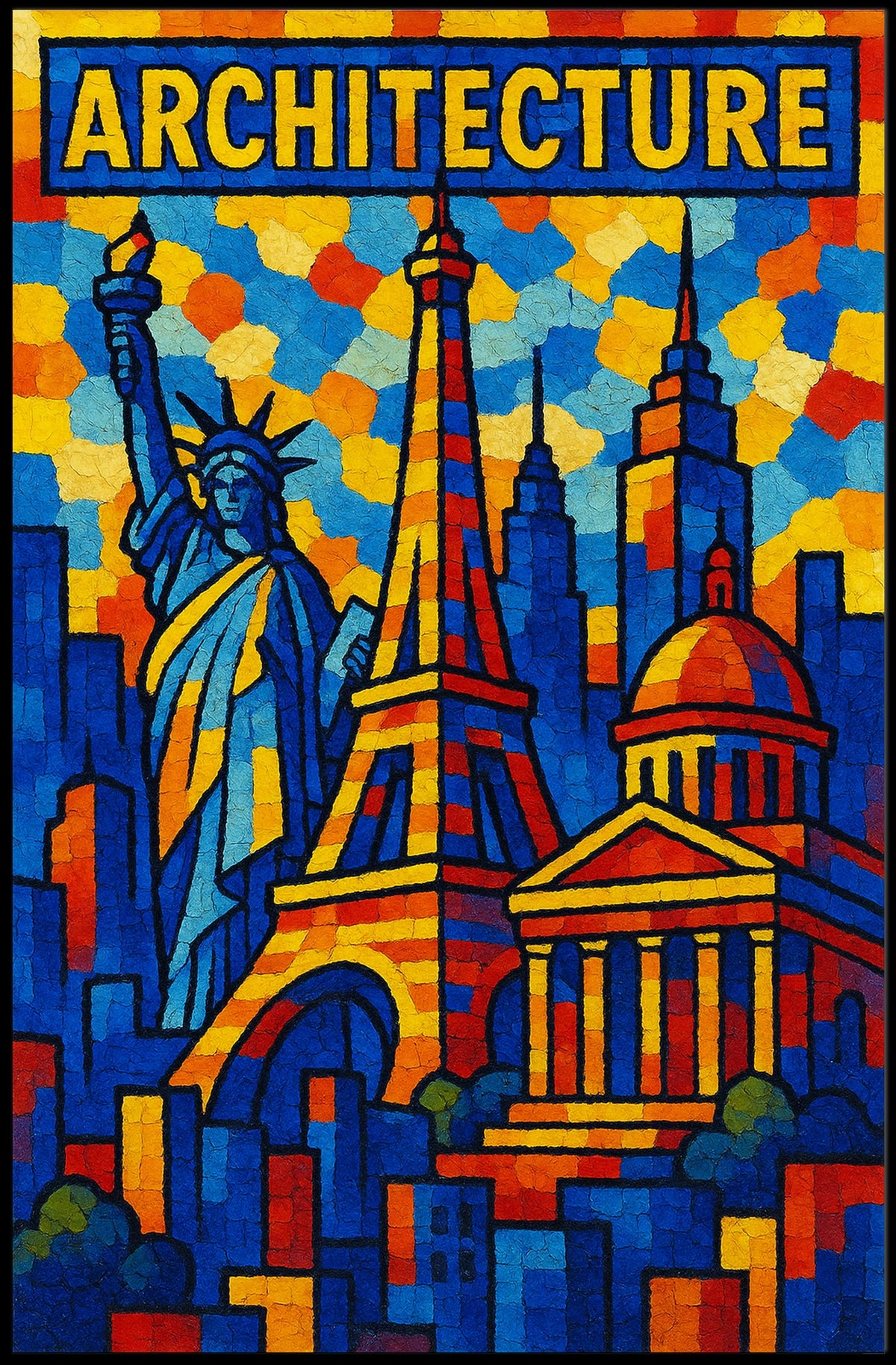 Architecture Wonders Poster
