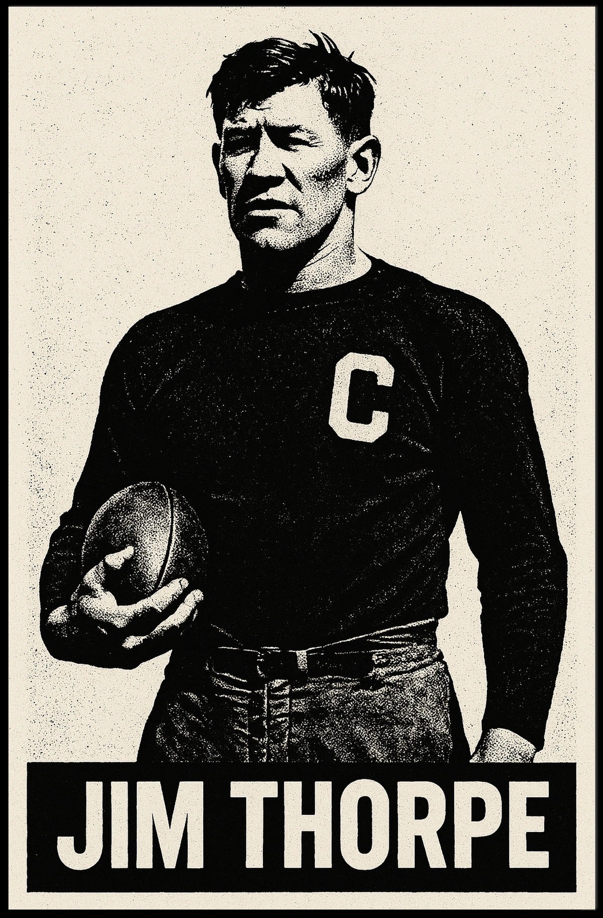 Jim Thorpe Sports Legend Poster