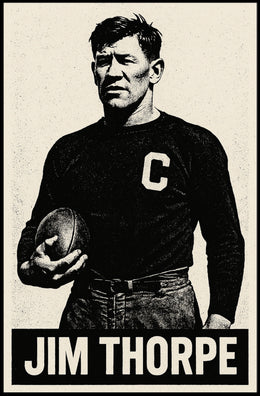 Jim Thorpe Sports Legend Poster