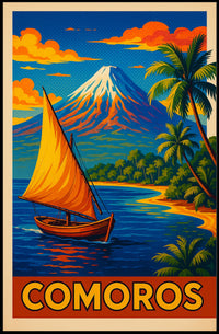Comoros Island Paradise Poster