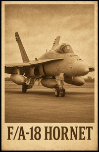 FA-18 Hornet Poster