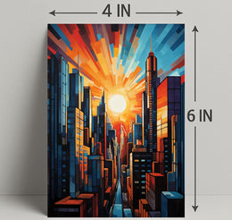 Urban Sunrise Poster PosterGoat