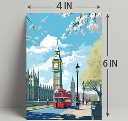 London In Springtime Poster