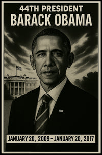 Barack Obama 44Th President Poster
