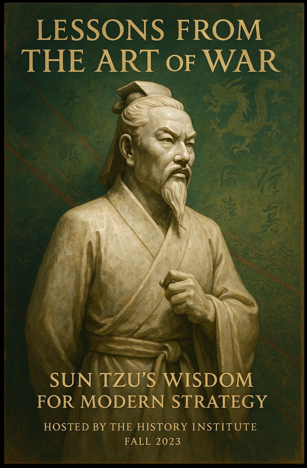Sun Tzus Wisdom for Modern Strategy Poster