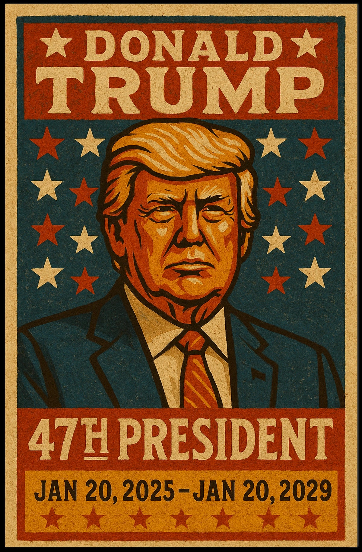 Donald Trump 47Th President Poster
