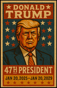 Donald Trump 47Th President Poster