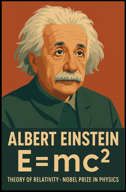 Albert Einstein Theory Of Relativity Poster