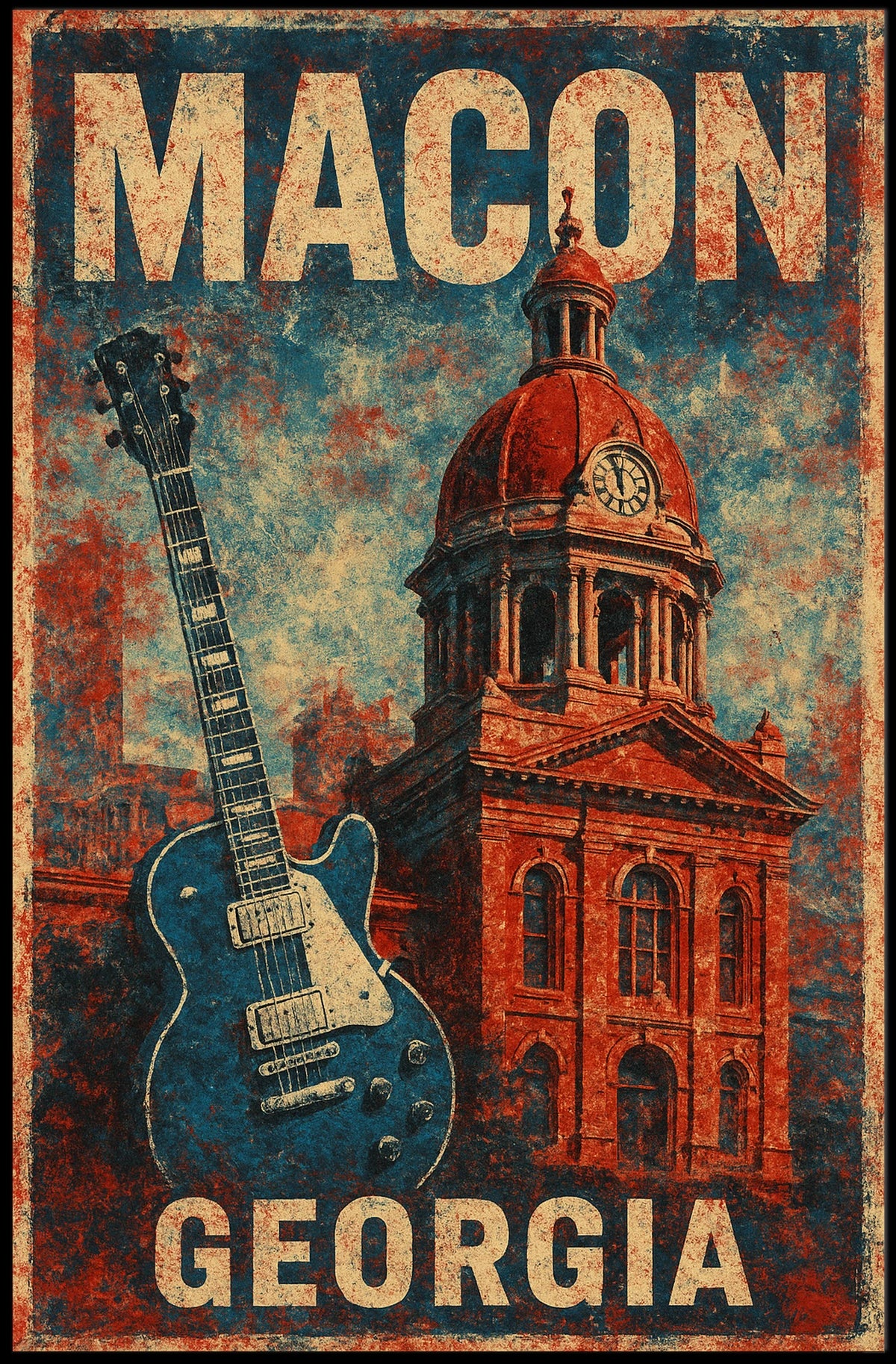 Macon Musical Heritage Wanderlust Photography Poster