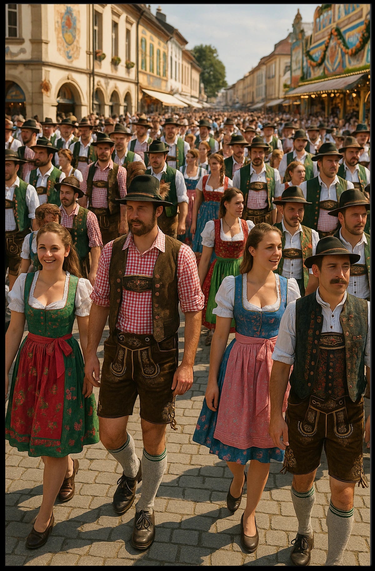 Bavarian Festival Parade Poster