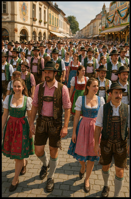 Bavarian Festival Parade Poster