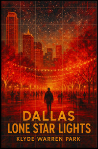 Dallas Lone Star Lights Poster