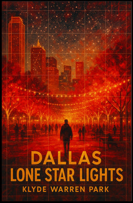 Dallas Lone Star Lights Poster
