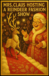 Mrs. Claus Hosts a Reindeer Fashion Show Poster