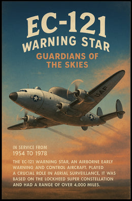 EC-121 Warning Star Guardians of the Skies Poster