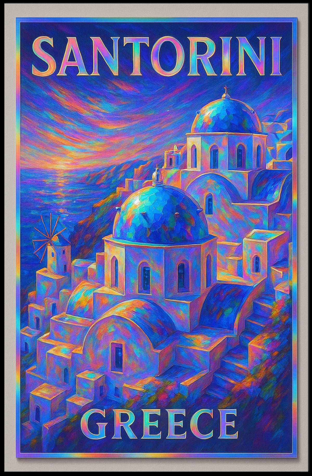 Santorini, Greece Poster