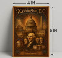 Washington, D.C. Capital of the United States Poster PosterGoat