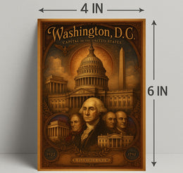 Washington, D.C. Capital of the United States Poster PosterGoat