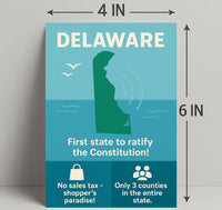 Delaware Shoppers Paradise Wall Art Print PosterGoat