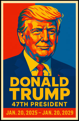 Donald Trump 47th President Poster