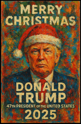 Donald Trump Festive Christmas Presidential Poster