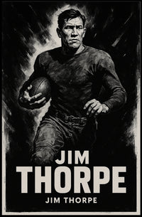 Jim Thorpe Legendary Athlete Poster
