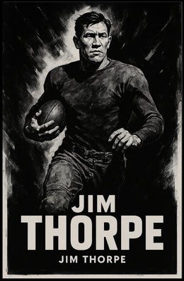 Jim Thorpe Legendary Athlete Poster