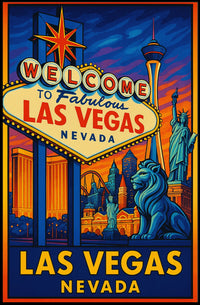 Welcome To Fabulous Las Vegas Poster