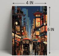 Vibrant Streets Of The Past Poster