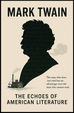 Mark Twain The Echoes of American Literature Poster