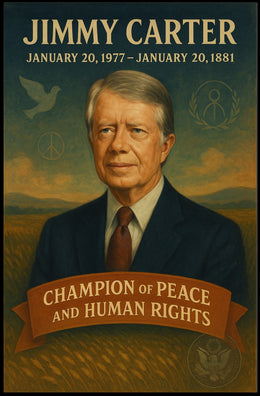 Jimmy Carter Champion Of Peace And Poster