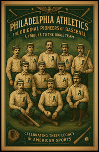 Philadelphia Athletics A Tribute To Poster