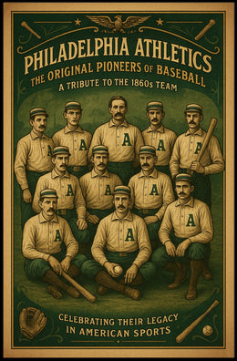 Philadelphia Athletics A Tribute To Poster