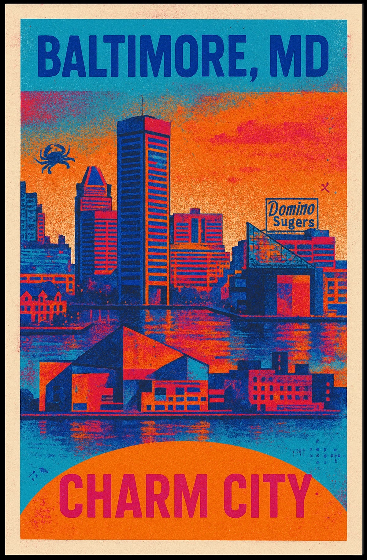 Baltimore, MD Charm City Poster