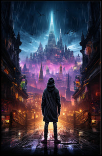 Journey To The Neon City Poster