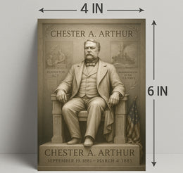 Chester A. Arthur 21st President Poster PosterGoat