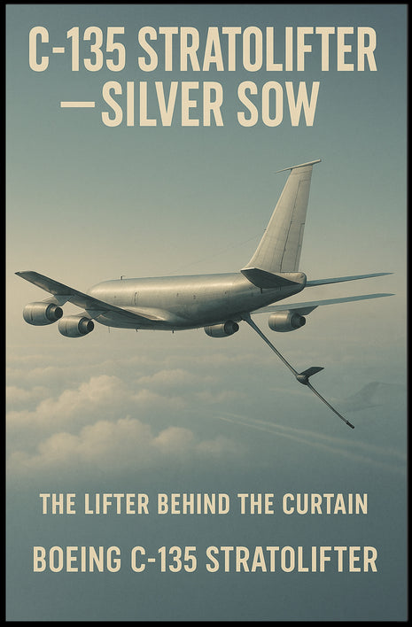 Boeing C-135 Stratolifter Cold War Military Recruitment Poster