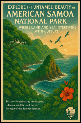 Explore American Samoa National Park Adventure Poster