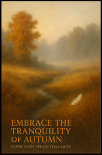 Embrace the Tranquility of Autumn Poster