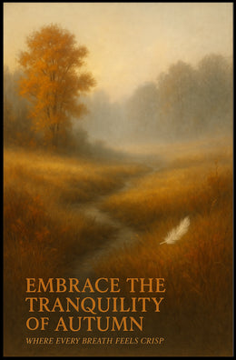 Embrace the Tranquility of Autumn Poster