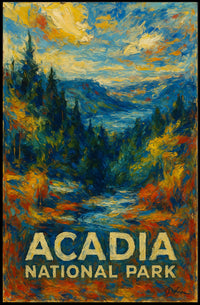 Acadia National Park Poster