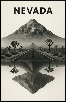 Nevada Landscape Reflection Poster